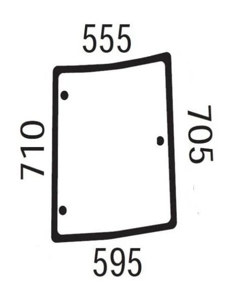 Kramp - 5089556N - Side Window