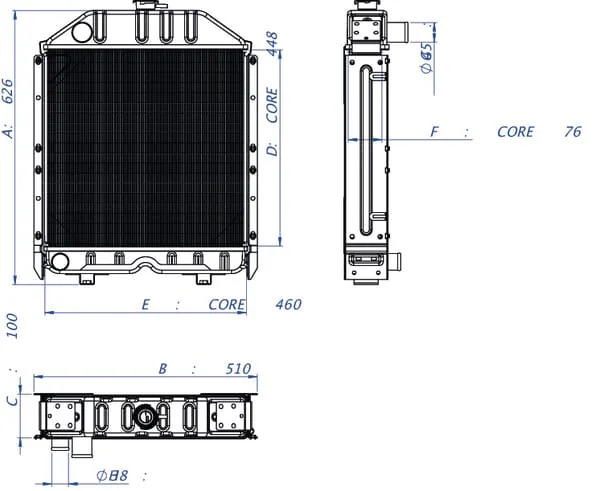 Kramp - 5153481N - Radiator