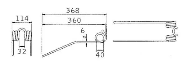 Kramp - 5859000911KR - Rotary Tine Fortschritt
