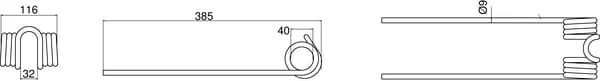 Kramp - 5860000821N - Rotary Tine Fortschritt