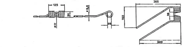 Kramp - 600039KR - Spring Finger (Clockwise Direction) Niemeyer
