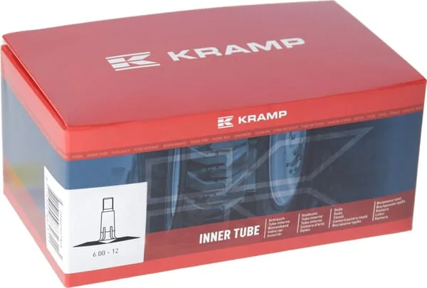 Kramp - 60012TR13 - Inner Tube For Rim Diameter 12", 6.00-12, Straight Valve TR13, Kramp