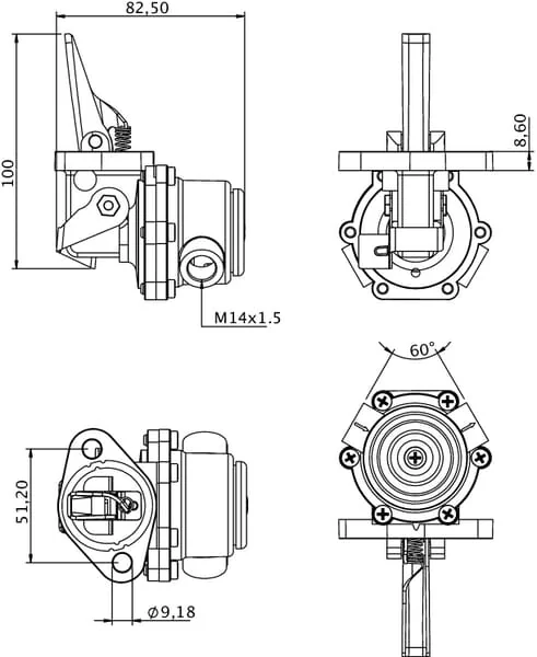 Kramp - 6005007513KR - Fuel Pump Renault