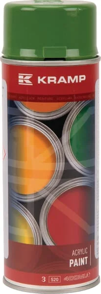 Kramp - 601004KR - Paint RAL 6010 Grass Green 400ml Spray Can Kramp