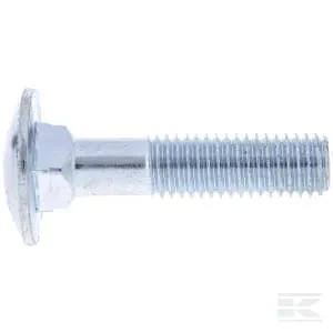 Kramp - 603169088 - Coach Bolt Din603 M16x90 Steel Zinc-Plated 8.8 Kramp