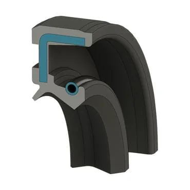 Kramp - 608012CCP001 - Oil Seal 60x80x12mm Type:CC DIN 3760 1x Kramp