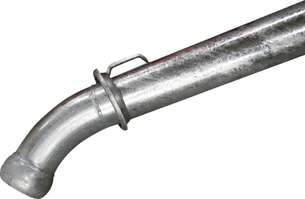 Kramp - 61215040Z - Suction Pipe 4m 6" 45° + Male Coupling