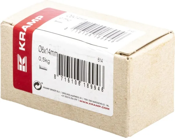 Kramp - 614V - Kramp Rivets 0.5 kg Pack 6x14