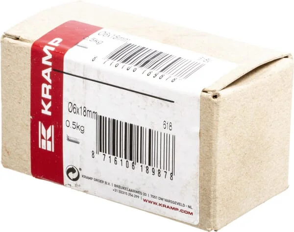 Kramp - 618V - Kramp Rivets 0.5 kg Pack 6x18