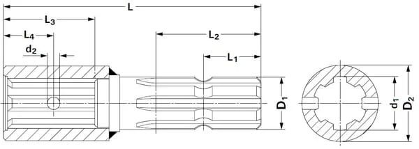 Kramp - 672011KR - Extension Piece 1-1/8 (6)