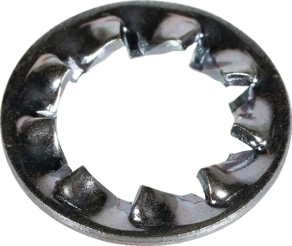 Kramp - 6798J8 - Serrated Lock Washer M8x15x0.8mm, Steel Zinc-Plated DIN 6798 Kramp