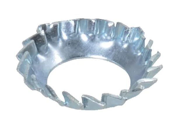 Kramp - 6798V8 - Serrated Lock Washer M8x15.3x0.5mm, Steel Zinc-Plated DIN 6798 Kramp