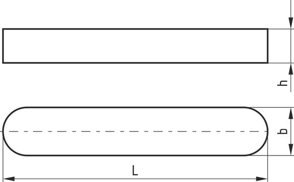Kramp - 68855510 - Feather Key 5x5x10