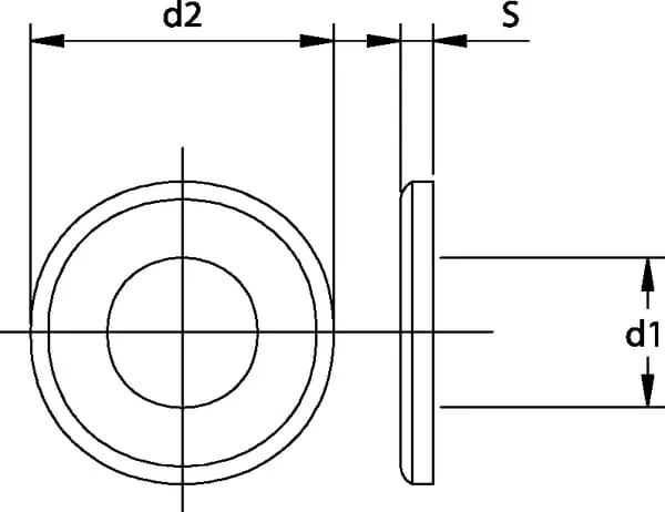 Kramp - 691612RC - Circlip M12x24x3mm, 300HV Zinc Plated DIN 6916