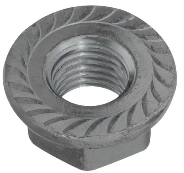 Kramp - 69236RVS - Hexagon Flange Nut DIN6923 M6 Stainless Steel A2 Kramp
