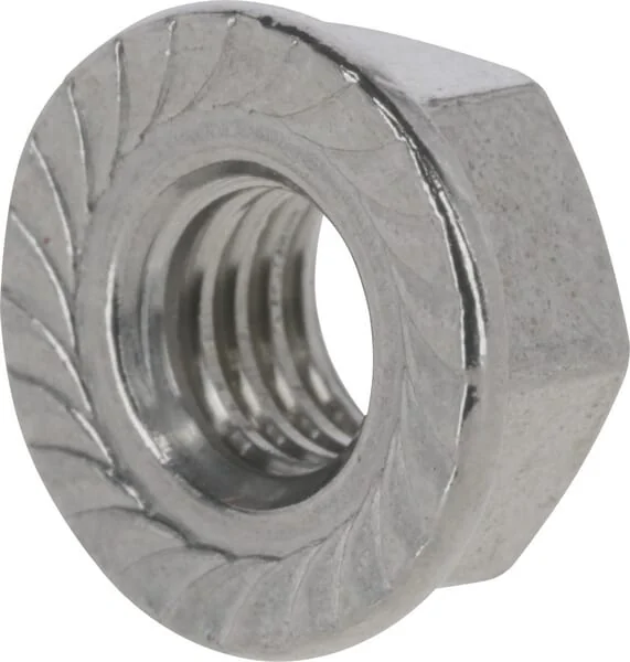 Kramp - 69238RVSP025 - Hexagon Flange Nut DIN6923 M8x1.25 Stainless Steel A2 Kramp