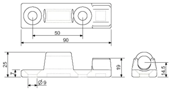 Kramp - 730033KR - Hinge Zinc-Plated