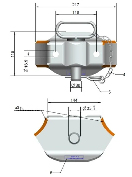 Kramp - 750002KR - Trailer Coupling FBR-40
