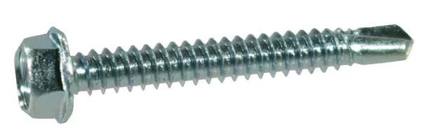 Kramp - 7504K6319P200 - Self Tapping Screw 6.3x19mm, 10mm Flange Hex Head, DIN 7504