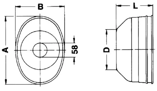 Kramp - 76201SET - Guard Cone with Top