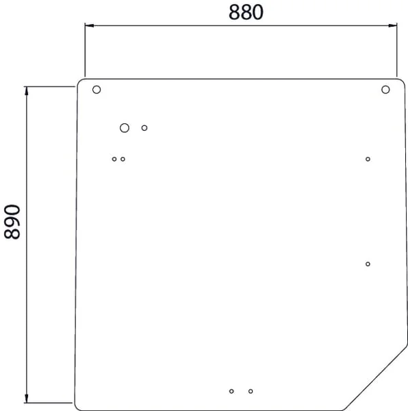 Kramp - 7700048325N - Top Rear Window