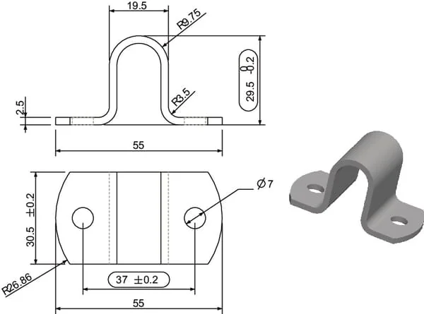 Kramp - 770023KR - Bolt Spring-Loaded