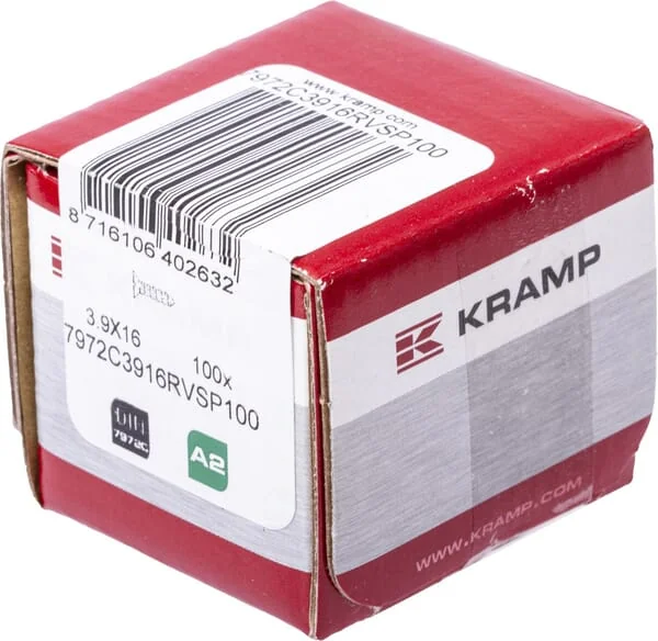 Kramp - 7972C3916RVSP100 - Selbstschneidende Schraube