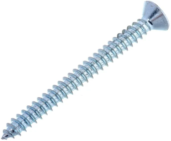 Kramp - 7982C4245P200 - Self-Tapping Sheet Metal Screw DIN7982C PZ2 4.2x45 Zinc Plated