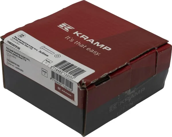 Kramp - 7985330TX100 - Pan Head Machine Screw 3x30 Torx DIN7985
