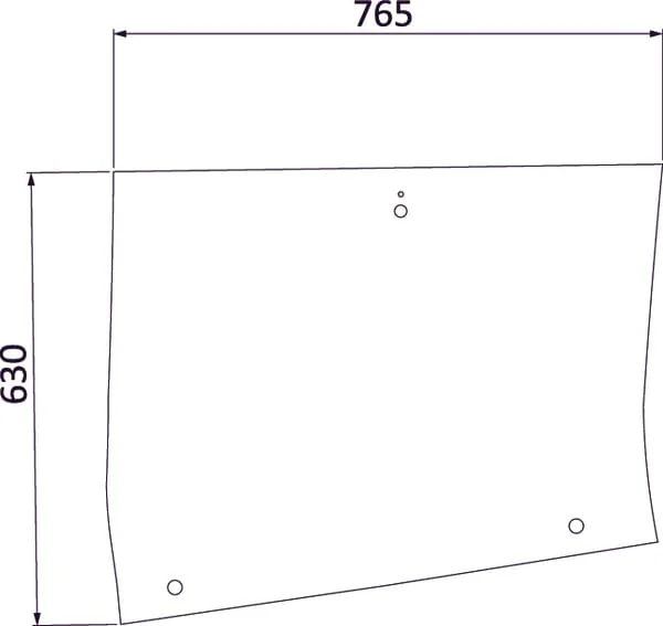 Kramp - 816810040431KR - SIDE WINDOW RIGHT
