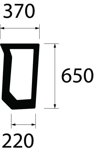 Kramp - 82011531N - Windscreen Front Lower