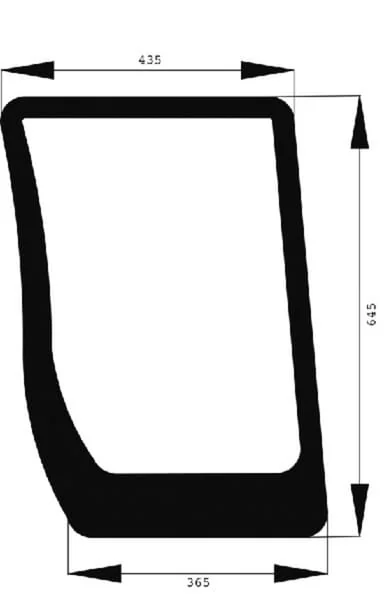 Kramp - 82030488N - Kramp Windshield Lower