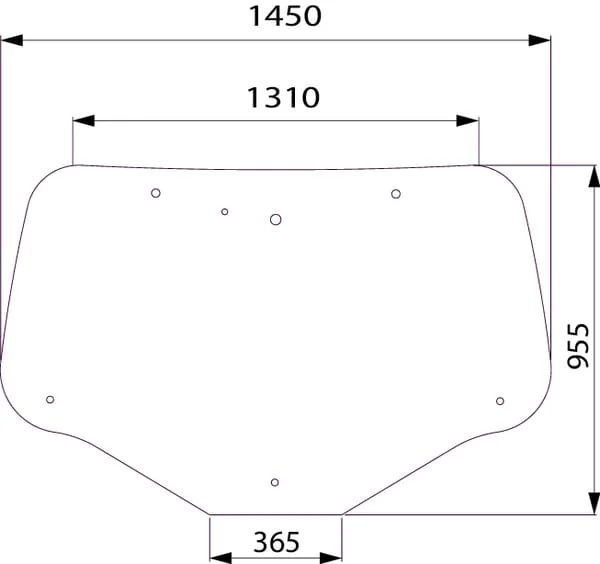 Kramp - 82030887KR - Rear Window