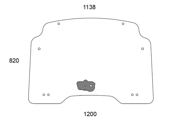 Kramp - 84218213N - Upper Front Window