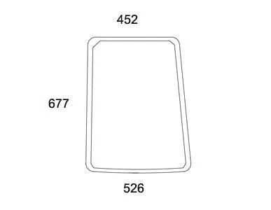 Kramp - 84266111N - Side Window