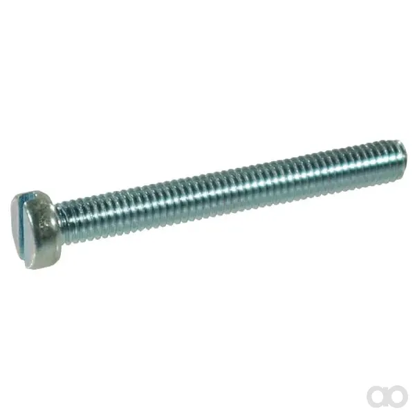 Kramp - 84450P100 - Slotted Cheese Head Screw DIN84 m4x50 Steel Zinc-Plated 4.8 Kramp