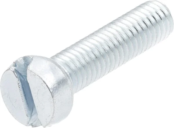 Kramp - 84520P100 - Slotted Cheese Head Screw DIN84 m5x20 Steel Zinc-Plated 4.8 Kramp