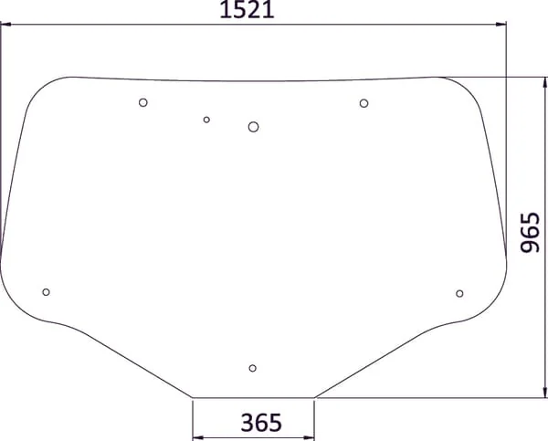 Kramp - 84600181N - Kramp Rear Window
