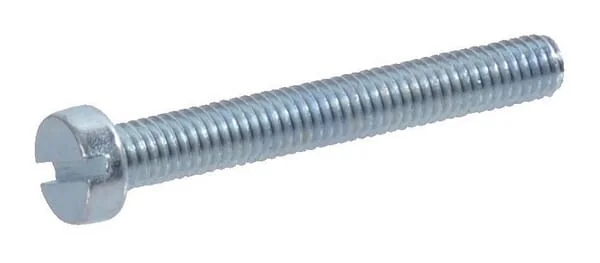 Kramp - 85416P100 - Slotted Cheese Head Screw DIN85 M4 Steel Zinc-Plated