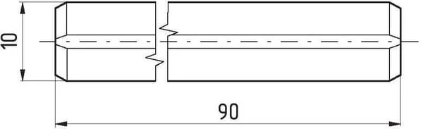 Kramp - 87521090 - Elastic Pin, Heavy Duty, 10x90 mm ISO8752