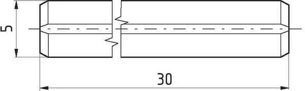 Kramp - 8752530 - Elastic Pin, Heavy Duty, 5x30 mm ISO8752