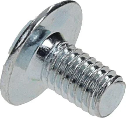 Kramp - 88107610 - Button Head Screw DIN88107 m6x10 Steel Zinc-Plated 4.6 Kramp