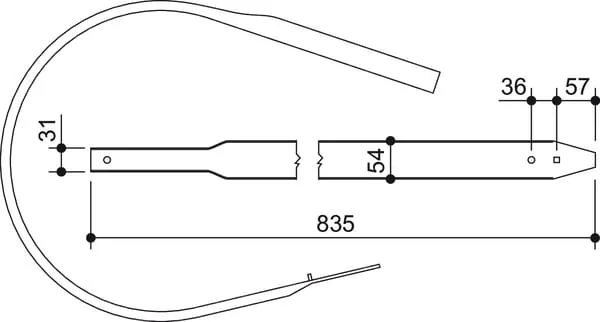 Kramp - 898377845N - Pick-Up Band Hesston