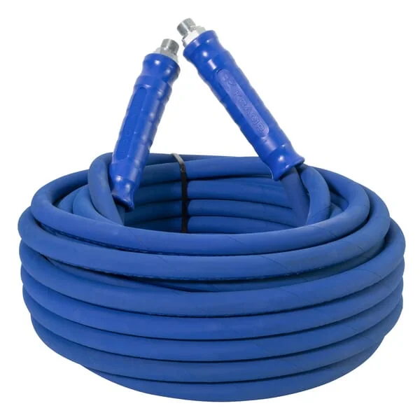 Kramp - 9117HE25000 - High Pressure Hose 3/8" 25m 400 bar 155°c 3/8" Male Ends, Blue