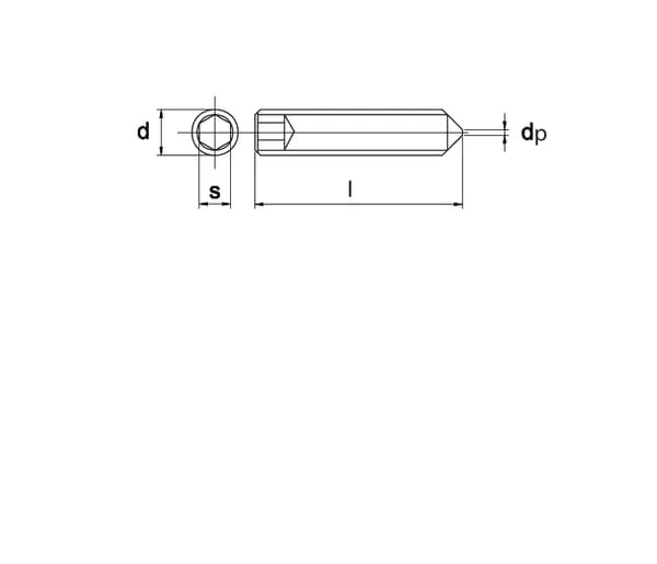 Kramp - 914616BP025 - Kramp Hex Socket Head Cap Screw M6x16 Black