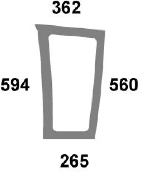 Kramp - 916811040061N - Windscreen Lower