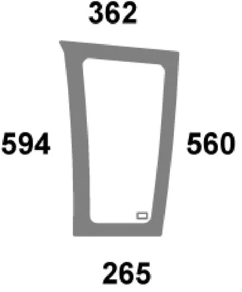Kramp - 916811040071N - Windscreen Lower