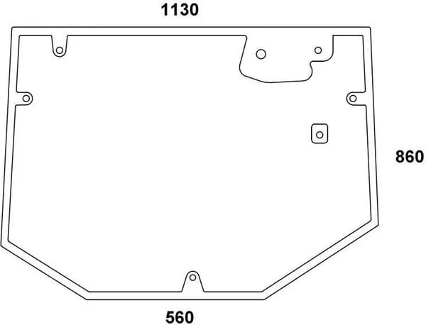 Kramp - 931812051010N - Rear Window