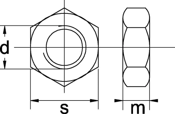 Kramp - 934272 - Nut M27x2 Class 8 Zinc-Plated