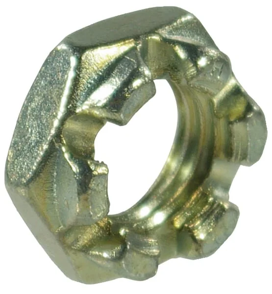 Kramp - 9371415 - Crown Nut Thin DIN937 M14x1.50 Steel Zinc-Plated Grade 8